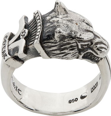 Prsteň Yohji Yamamoto Yohji Yamamoto Wolf Dagger Ring Metalická | HA-A69-920, 0