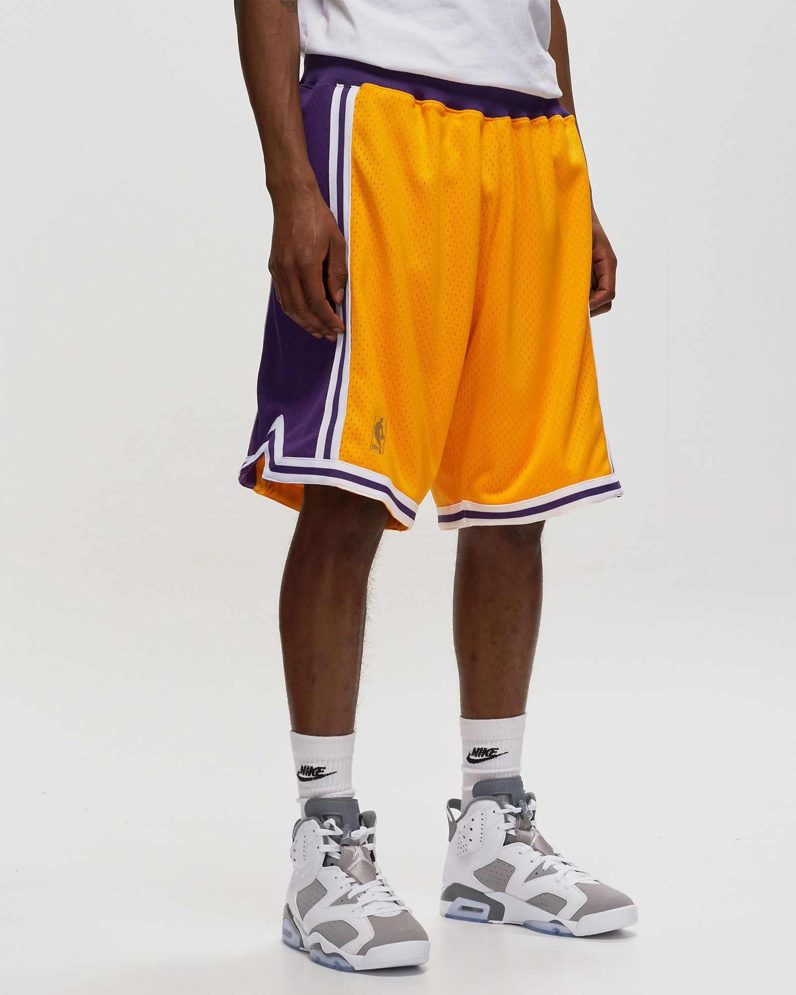 Authentic Los Angeles Lakers 1996-97 Home Shorts