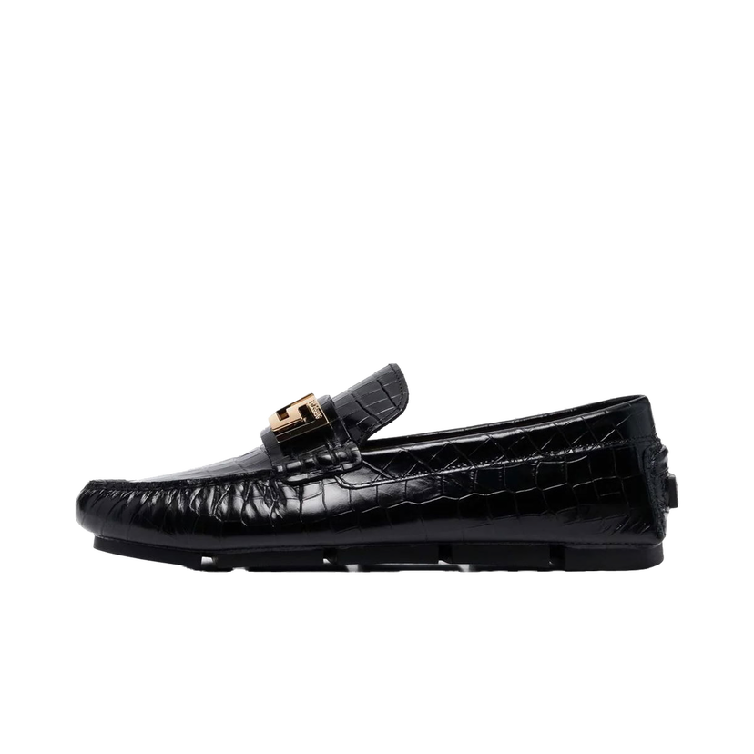 Tenisky a topánky Versace Greca Loafer Croc Black Čierna | 1003793-1A00999_1B00V