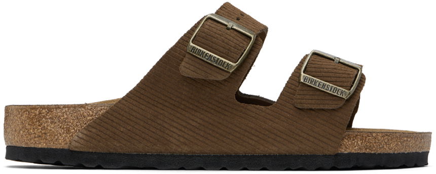 Brown Regular Arizona Sandals