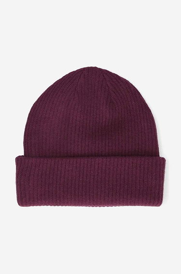 Kulicha WOOD WOOD Beanie with Logo Vínová | 10230811.4068, 1