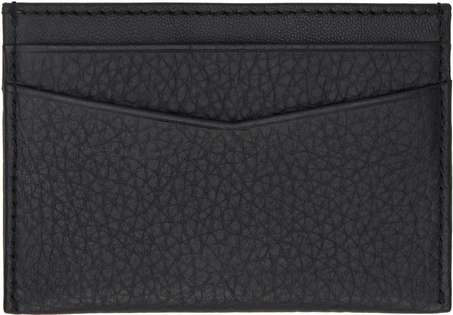 Peňaženka BOSS Leather Cardholder Čierna | 50529515, 1