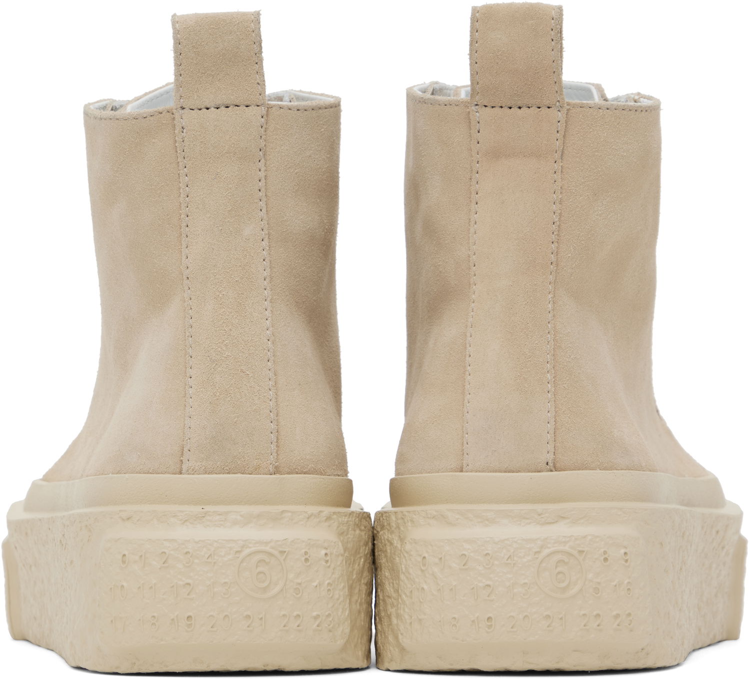 Tenisky a topánky Maison Margiela MM6 Maison Margiela Suede High-Top Béžová | SH1WS0014 P5246, 1