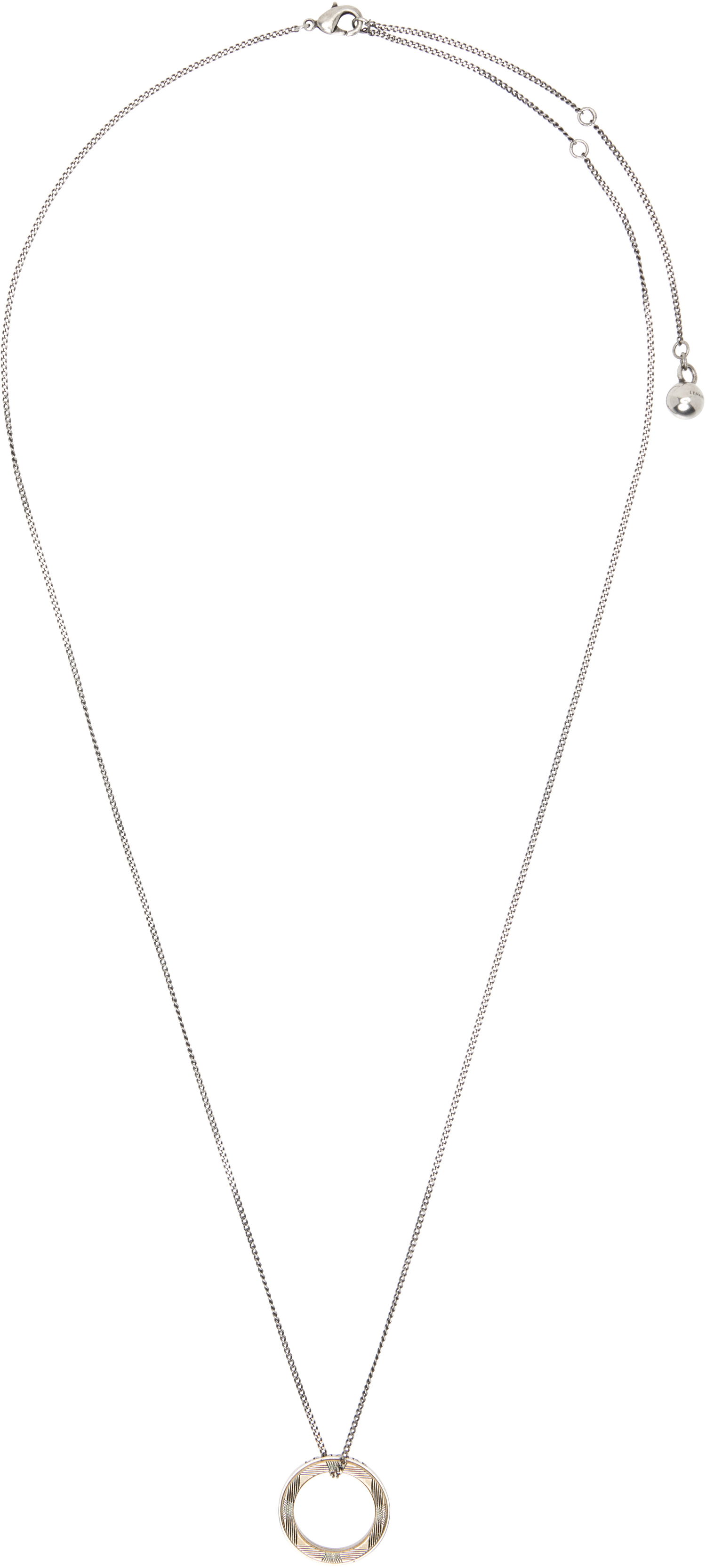 Náhrdelník LEMAIRE Lemaire Lucky Coin Pendant Necklace Metalická | JW0086 LO036, 0