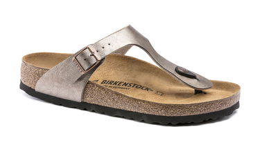 Tenisky a topánky Birkenstock Gizeh BS Graceful Taupe Narrow Fit W Metalická | 1016145, 1