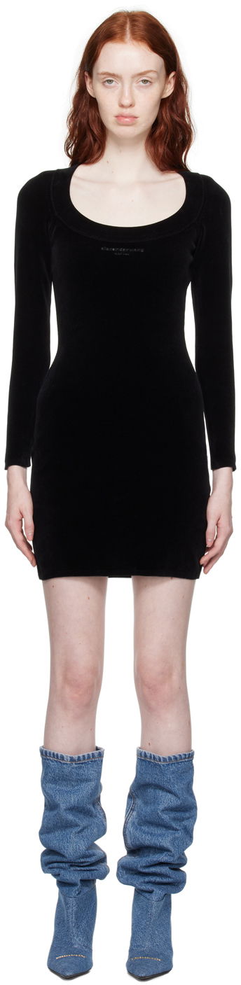 Šaty Alexander Wang Bonded Minidress Čierna | 4KC4236001, 0