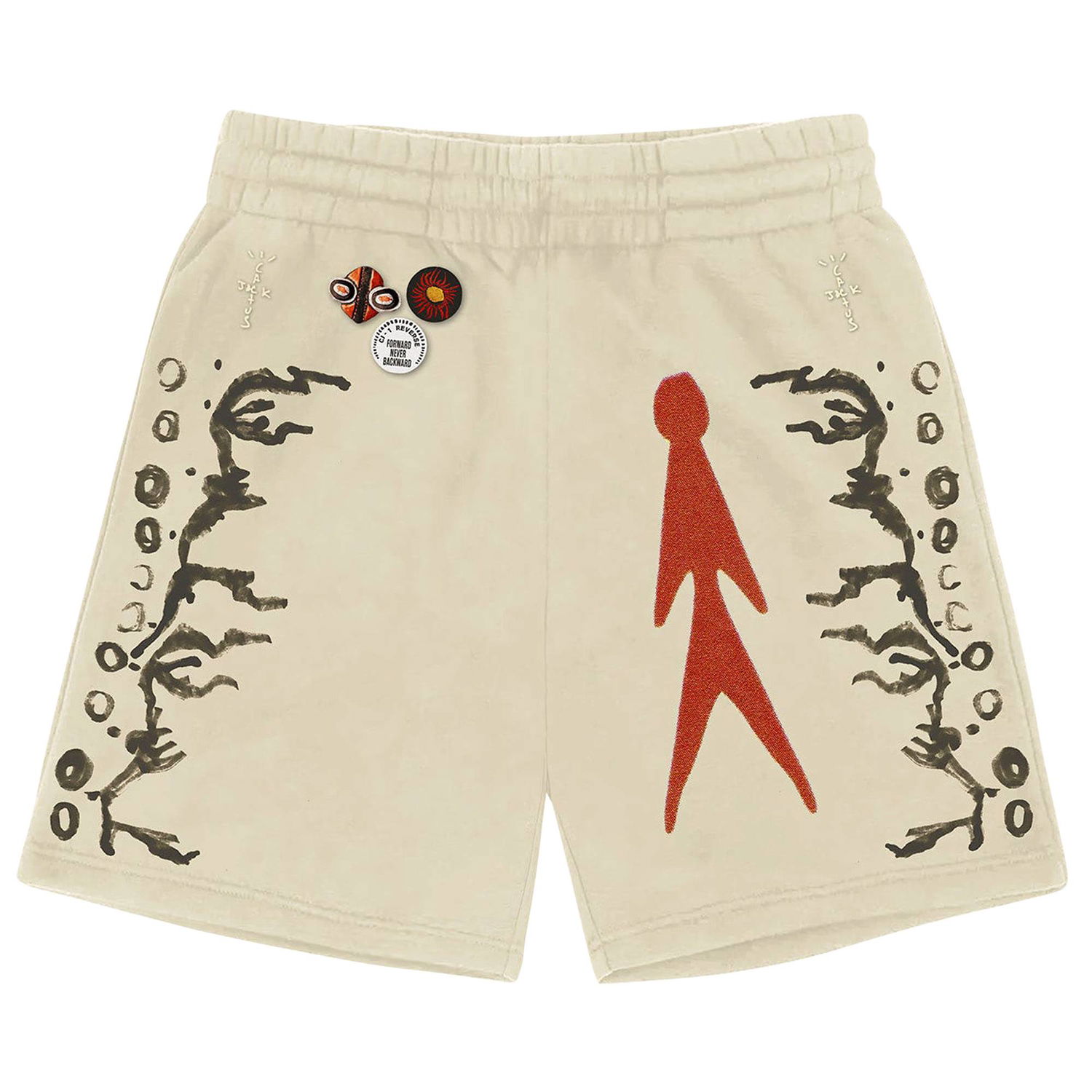 Šortky Cactus Jack by Travis Scott Character Shorts Béžová | CJJ1 BS11 OFF, 1