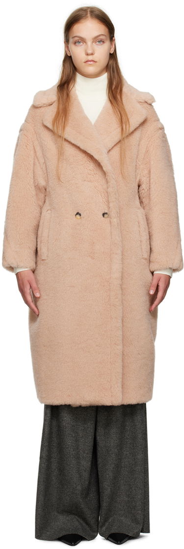 Kabáty Max Mara Max Mara Teddy Bear Icon Coat Ružová | 2310160133600 MM10501, 0