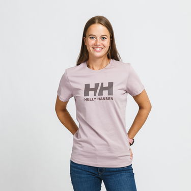 Tričko Helly Hansen Logo T-Shirt Fialová | 34112692, 0