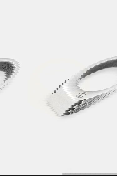 Prsteň Maison Margiela MM6 Maison Margiela Silver Minimal Logo Ring Metalická | SM7UQ0101 P8601, 1