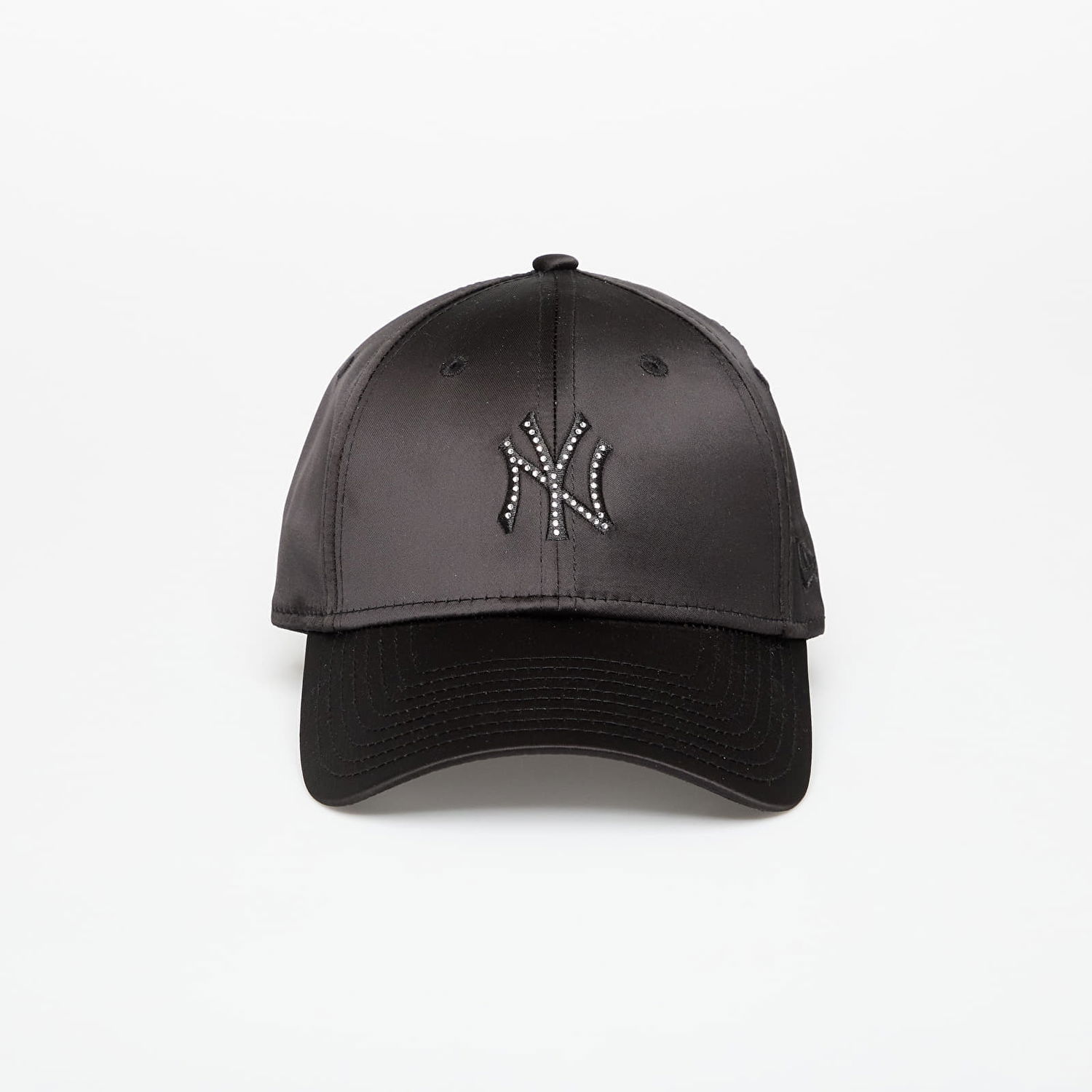 Šiltovka New Era New Era New York Yankees 9FORTY Satin Rhinestone Baseball Cap Čierna | 60691310, 0