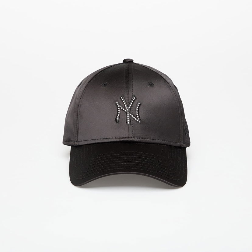 Šiltovka New Era New Era New York Yankees 9FORTY Satin Rhinestone Baseball Cap Čierna | 60691310