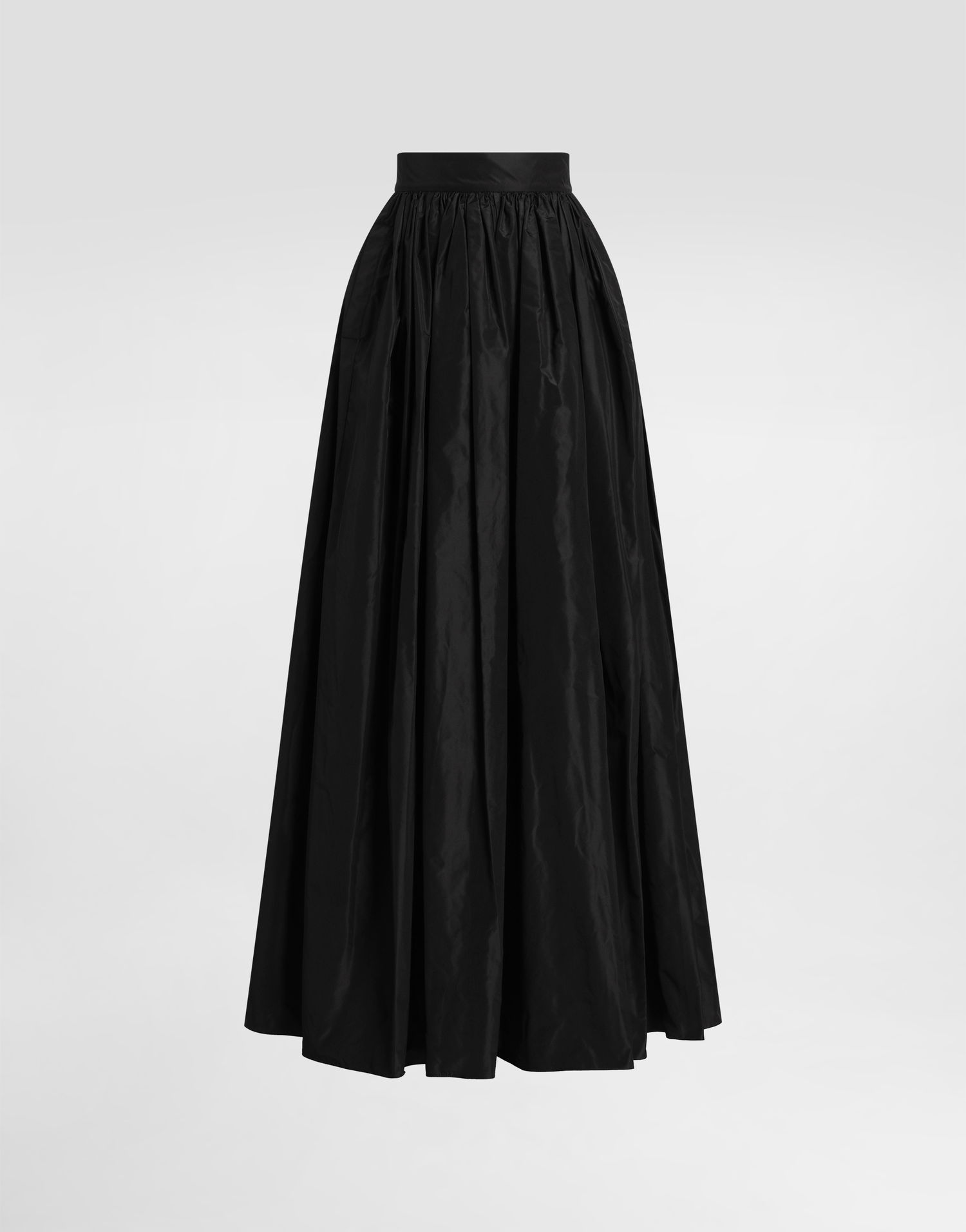 Sukňa Dolce & Gabbana Dolce & Gabbana Taffeta Circle Skirt Čierna | F4CY4TFU1THN0000, 0
