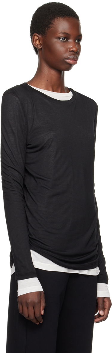 Košeľa Max Mara Lupino Two-Pack Long Sleeve T-Shirts Čierna | 2429936011600, 1