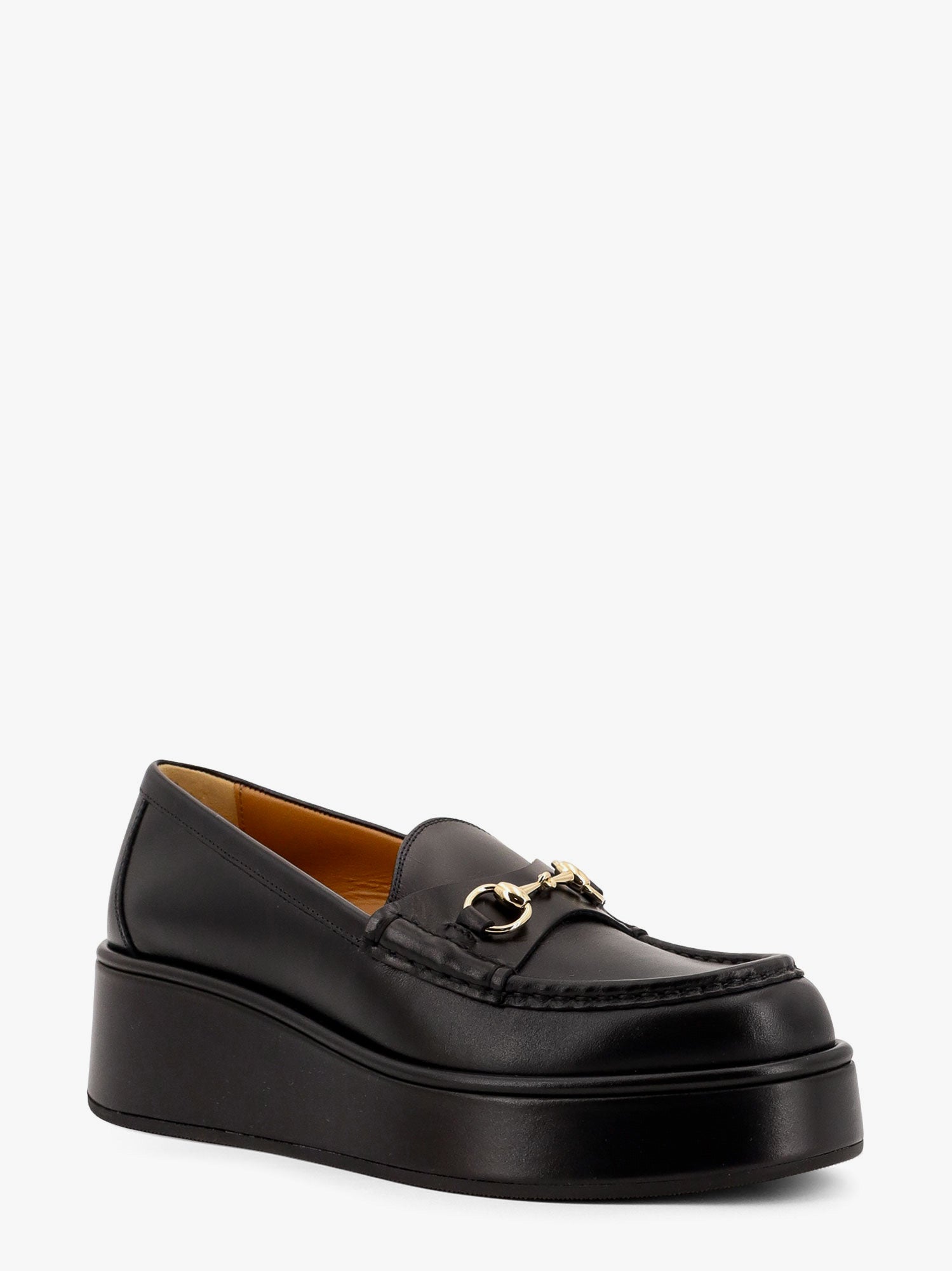Tenisky a topánky Gucci Gucci Platform Loafers with Horsebit Čierna | 794317AADO01000, 1