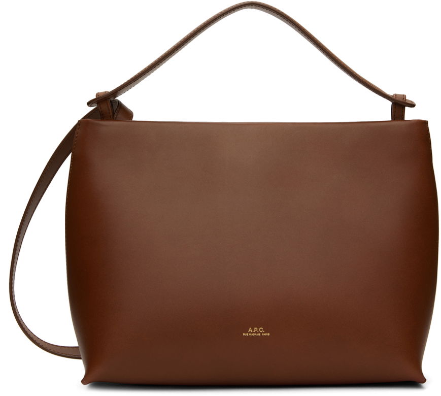 Taška cez rameno A.P.C. Ashley Bag Hnedá | PXAWV-F61739, 0