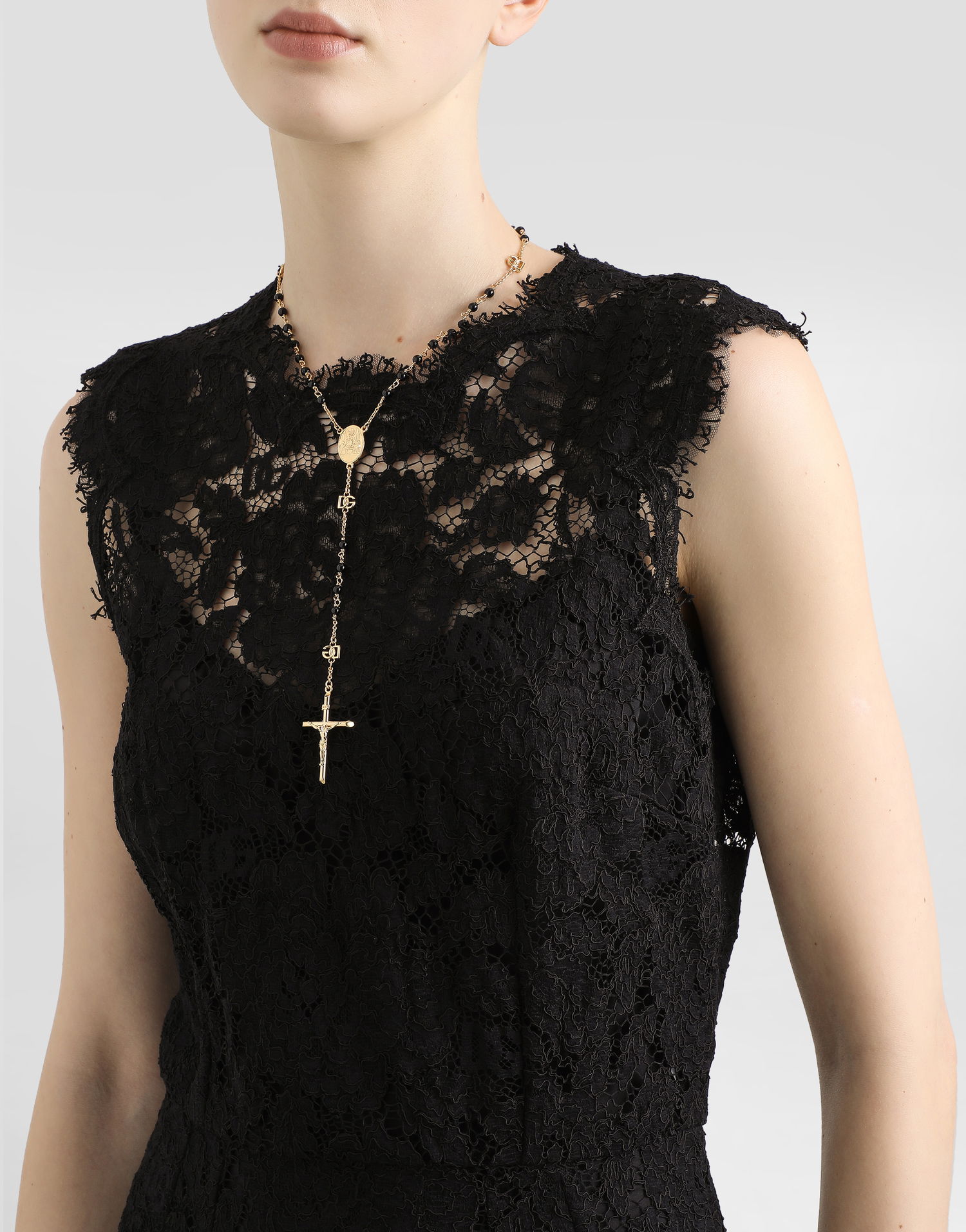 Náhrdelník Dolce & Gabbana Rosary-style Metal Necklace Onesize Metalická | WNR4C1W1111ZOO00, 1