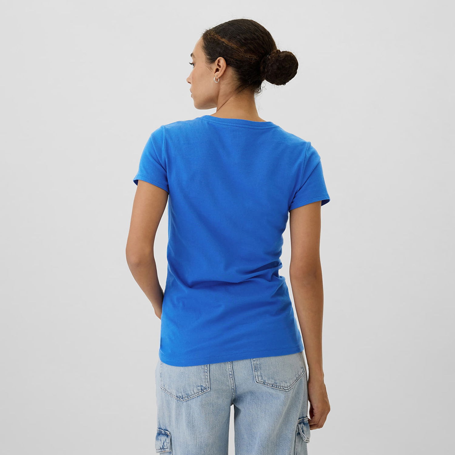 Tričko GAP T-shirt Logo Shortleeve Tee Radiant Blue XS Modrá | 541948-02, 1