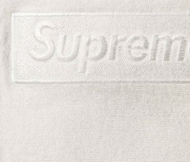 Mikina Supreme MM6 Maison Margiela Foil Box Logo Hooded Sweatshirt Size S Biela | 324234999210, 2