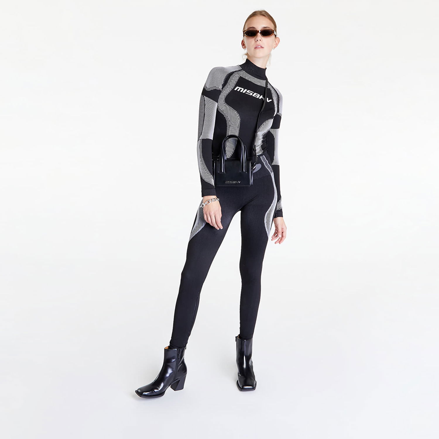 Legíny MISBHV Sport Active Seamless Leggings Čierna | 3120W553, 1