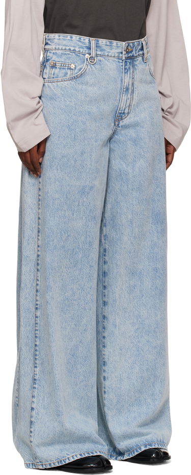 Džínsy We11done We11done Oversized Low-Rise Jeans Modrá | WD-DP2-25-337-W-SK, 1