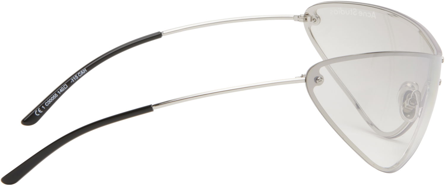 Slnečné okuliare Acne Studios Silver Metal Frame Sunglasses Šedá | C30055-, 1