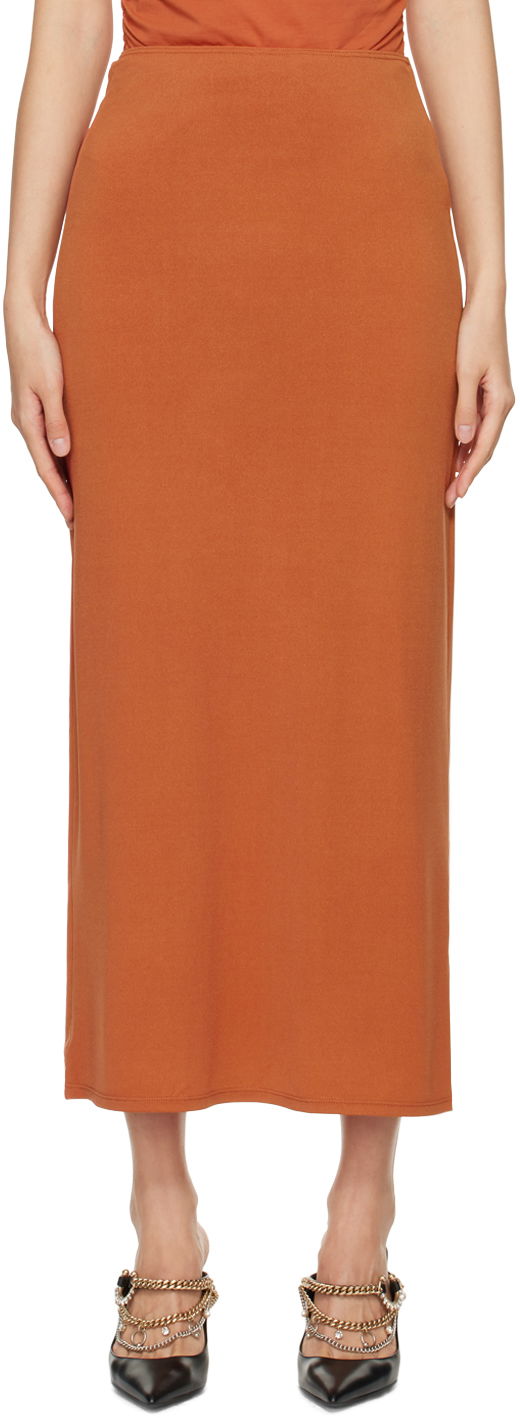 Sukňa Miaou Miaou Chiara Maxi Skirt Oranžová | 4051VISCRI, 0