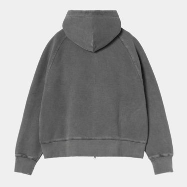 Mikina Carhartt WIP Hooded Torion Full-Zip Jacket grind wash Šedá | I036047_12, 1