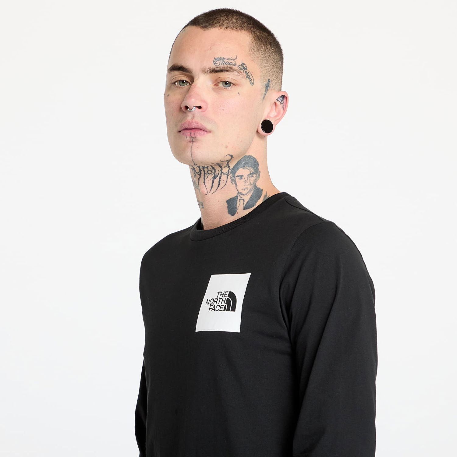 Tričko The North Face Longsleeve Fine Tee TNF Black Čierna | NF0A8A6PJK31, 1