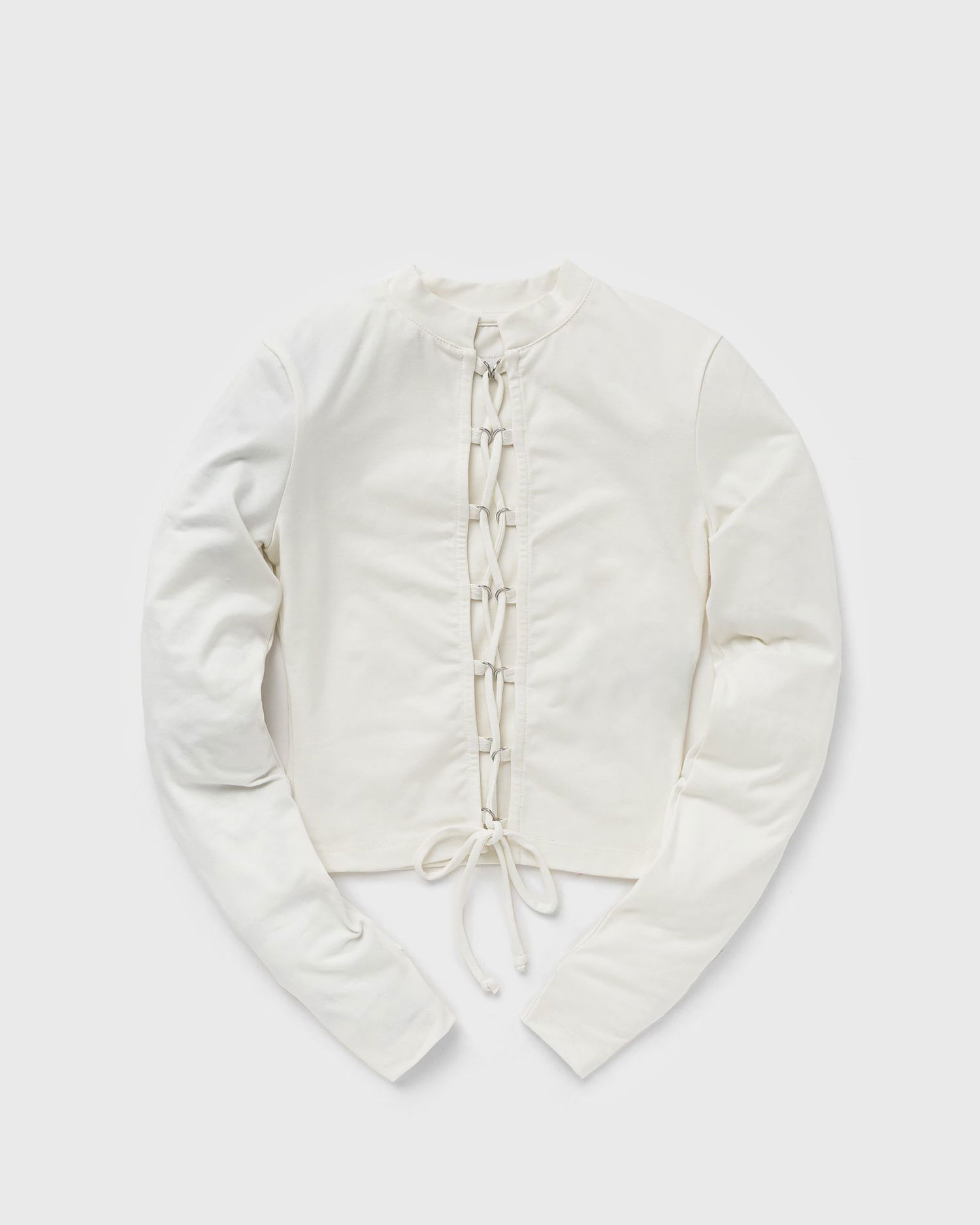 Tričko HERON PRESTON LACE-UP LS TEE Biela | HWAB029F23JER0010400, 0