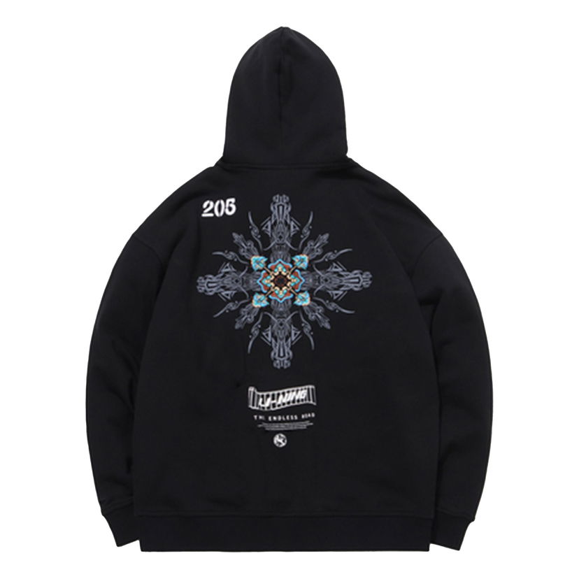Mikina Li-Ning Cheng Feng Series x Dunhuang Museum Crossover Pullover Hoodie Čierna | AWDQC51-3