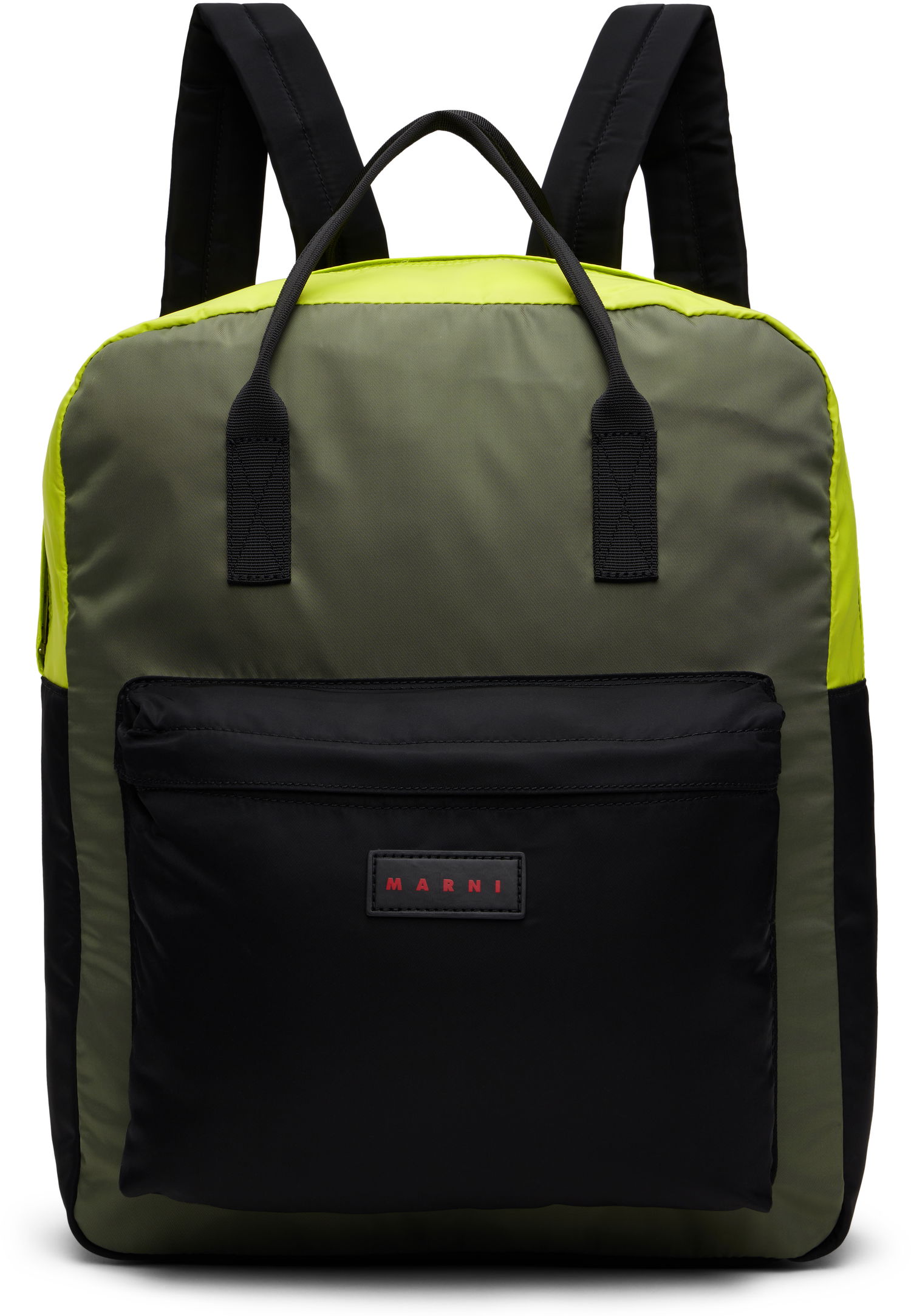 Batoh Marni Logo Patch Backpack Zelené | M01258-M00TJ, 0