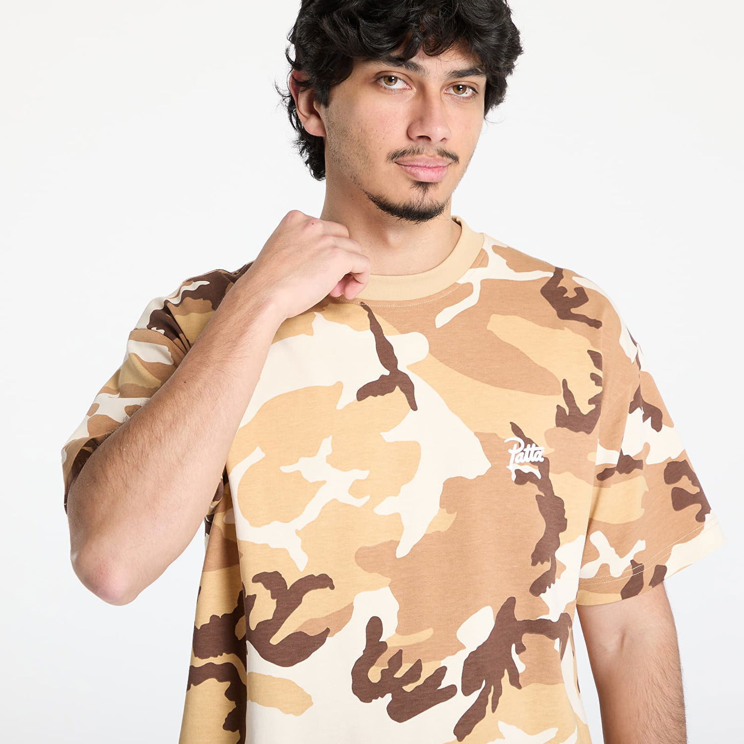 Tričko Patta Patta Bark Woodland Camo T-Shirt Béžová | POC-SS25-1000-290-0016-193, 1