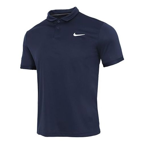 Polo tričko Nike Court Dri-Fit Victory Short Sleeve Polo Navy | CW6851-451