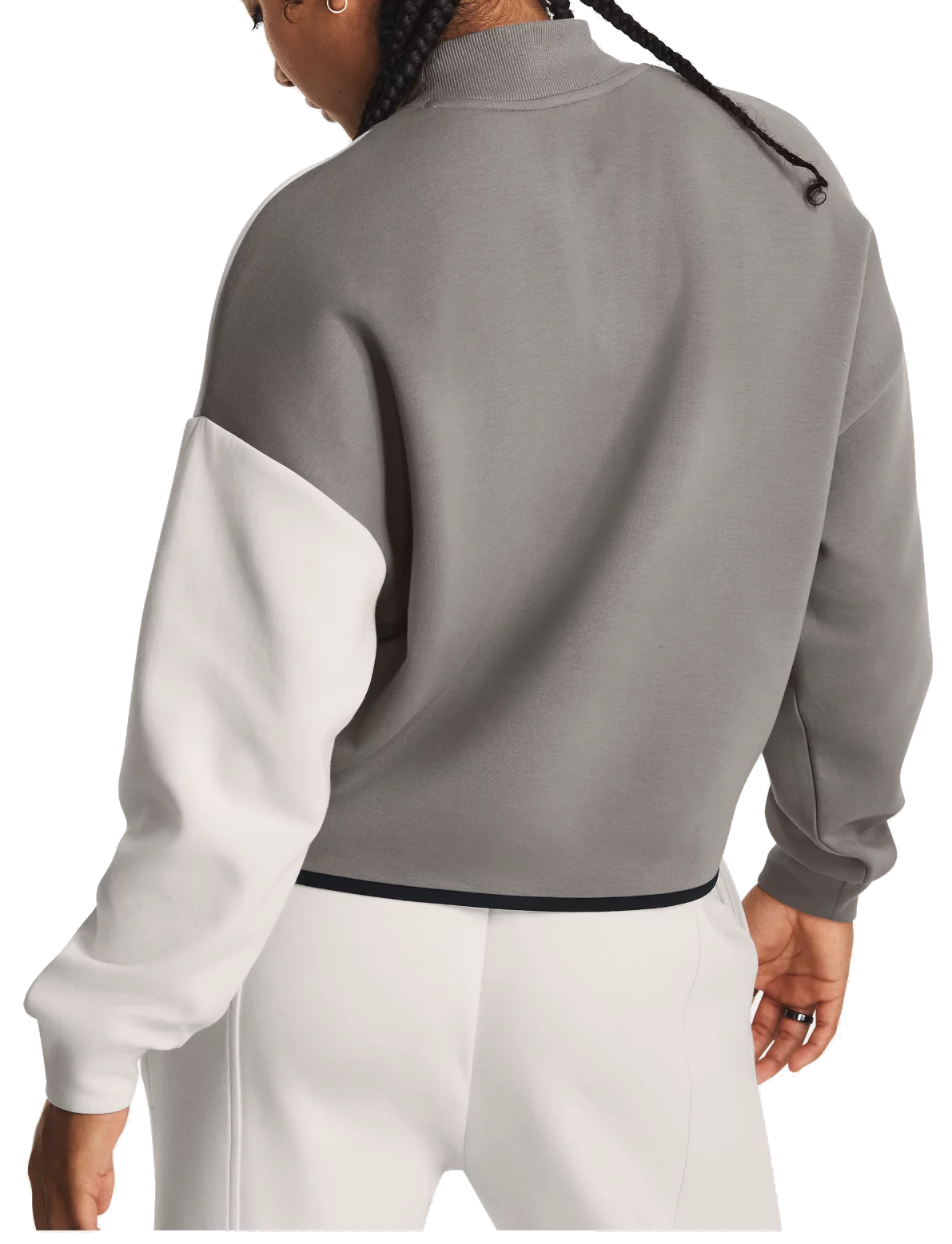 Mikina Under Armour Unstoppable Fleece Crop Šedá | 1379845-294, 1