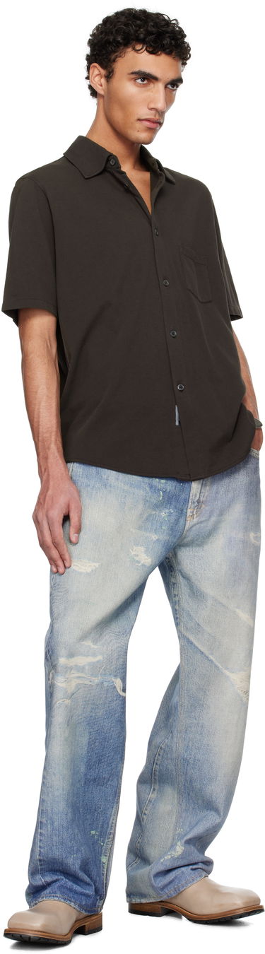 Košeľa OUR LEGACY Our Legacy Analog Short Sleeve Shirt Hnedá | M2256AD, 3