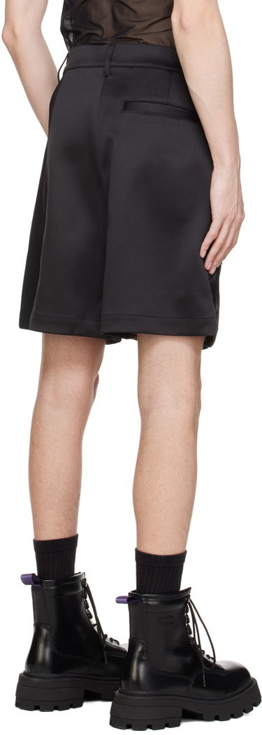 Šortky Feng Chen Wang Feng Chen Wang Jacquard Shorts Čierna | FMS17ST08, 2