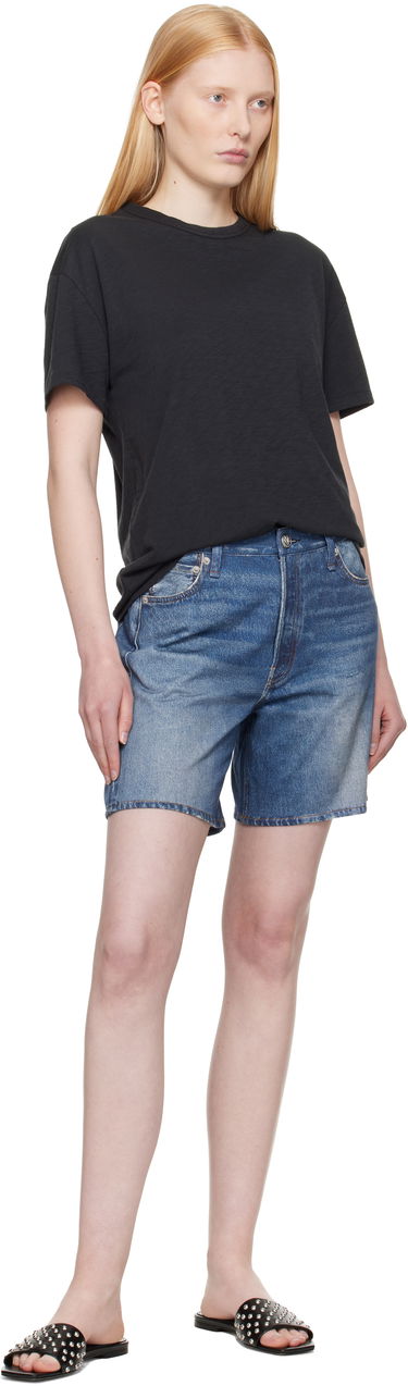 Tričko rag & bone Rag & Bone Boyfriend Mini Slub T-Shirt Čierna | WCC23ST059CH59, 3