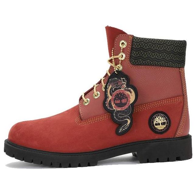 Tenisky a topánky Timberland Waterproof Boots with Dragon Patch Červená | A29PN, 0