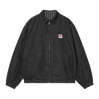 Bomber bunda Carhartt WIP Carhartt WIP Hudson Denim Jacket Čierna | A251038_9, 0