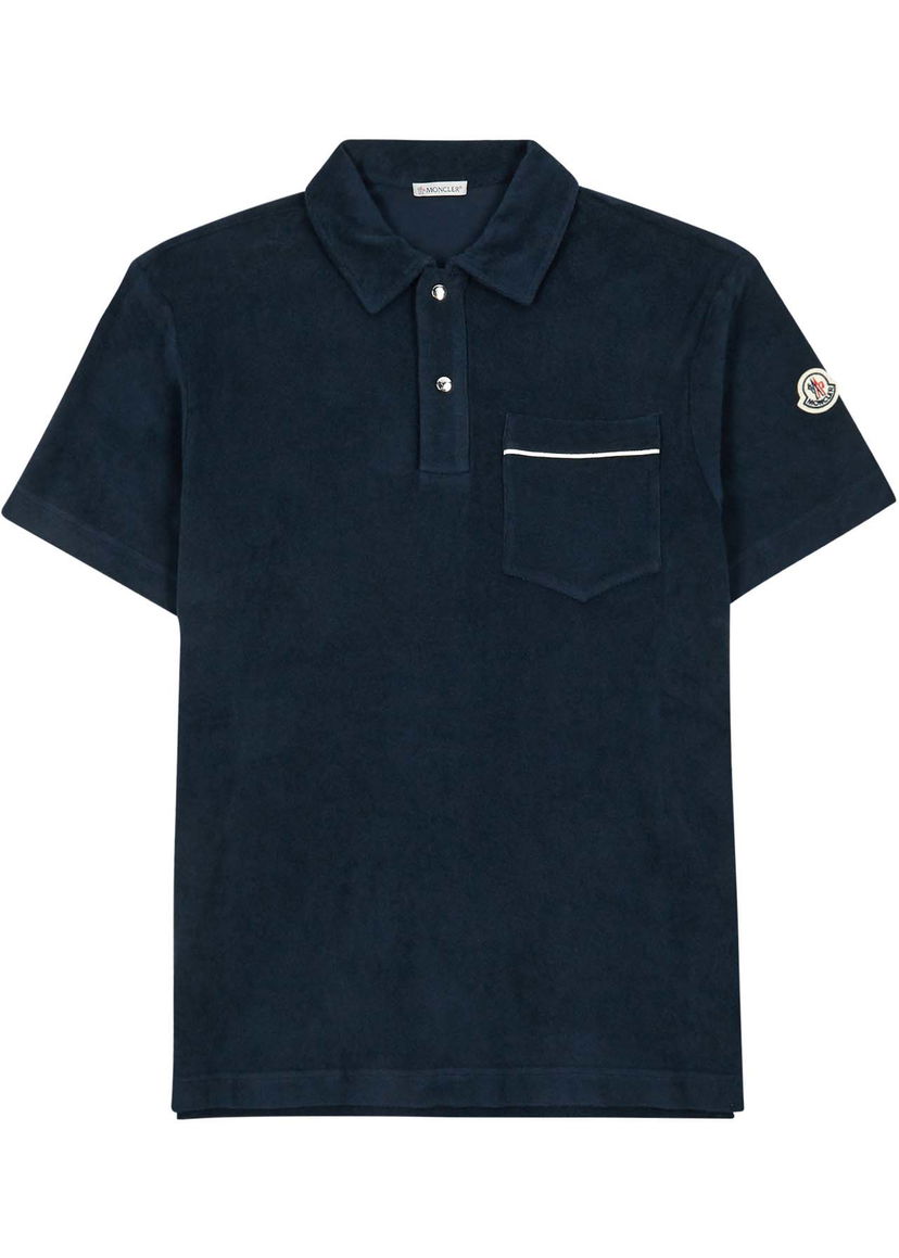 Polo tričko Moncler Terry Polo Shirt Navy | I10918A00017899VV778