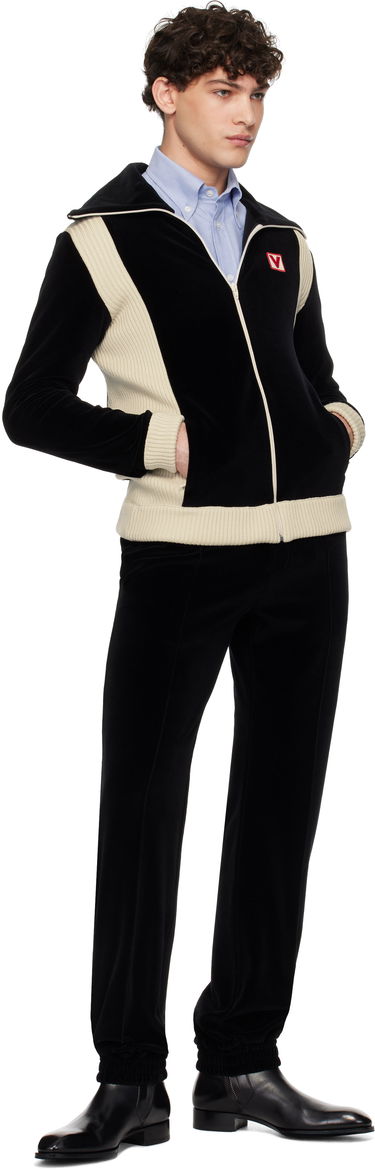Nohavice Valentino 'Chez ' Patch Sweatpants Čierna | 6V3MD05AARD, 3
