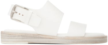 Šortky Ann Demeulemeester Ann Demeulemeester Lore Flat Sandals Biela | 2201-W-S01-390-001, 0