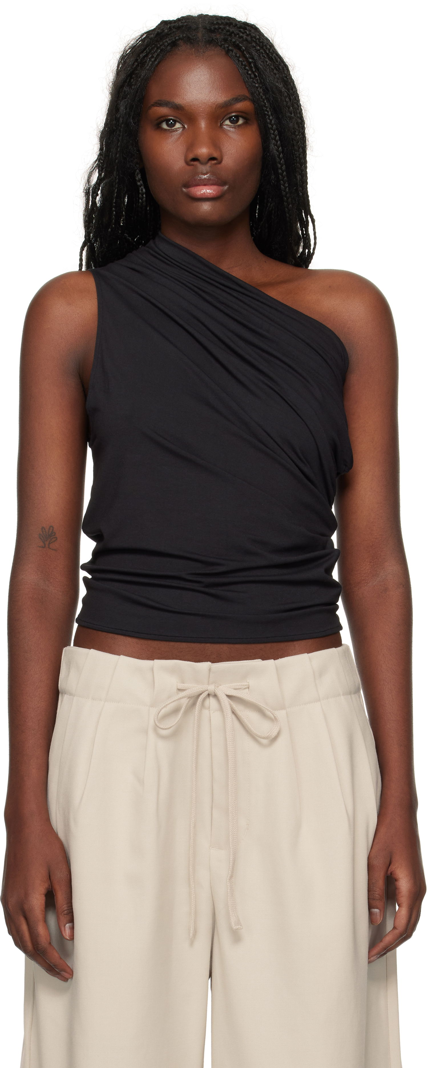 Tielko Entire Studios Pillar Tank Top Čierna | ES2515SO, 0