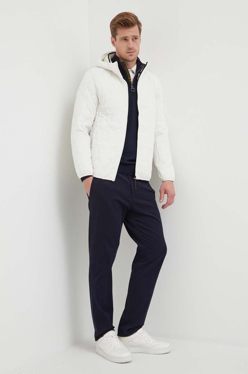 Sveter Barbour Sweater With Stand-Up Collar Modrá | MKN1074, 1
