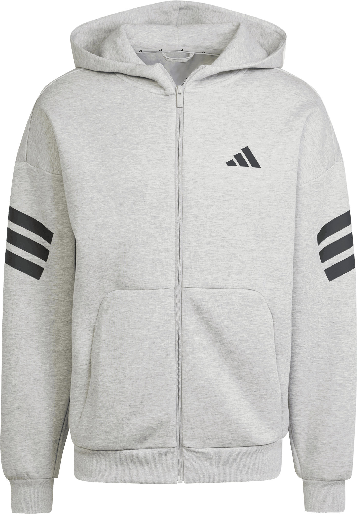 Mikina adidas Originals Future Icon Full-Zip Hooded Jacket Šedá | jd4828, 0