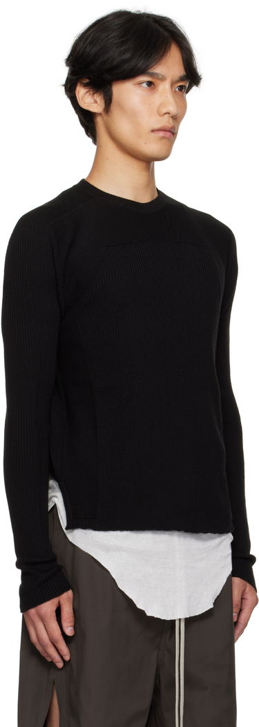 Sveter Rick Owens Rick Owens Concordians Ribbed Geo Sweater Hnedá | RU02E1639 RIBM, 4