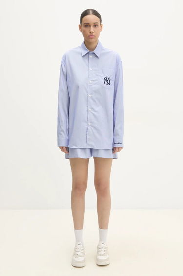 Boxerky Sporty & Rich Yankees Serif High Waist Shorts Modrá | SH004505635ST35, 4