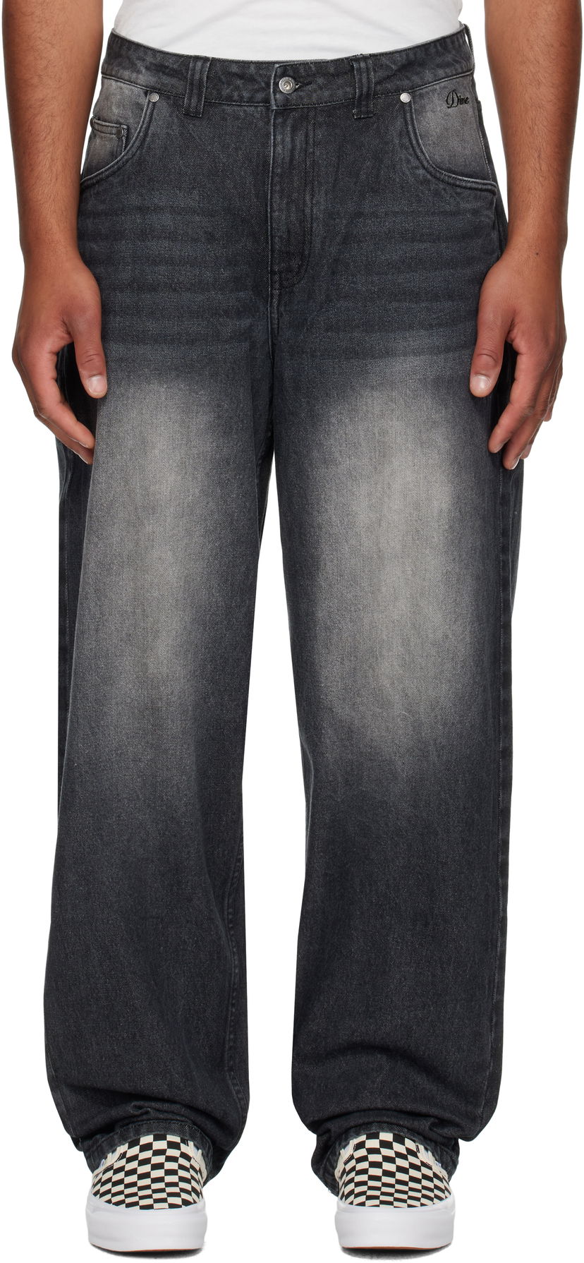 Džínsy Dime Dime Classic Baggy Jeans Čierna | DIMESU2511BLK