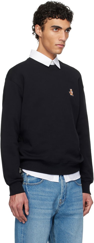 Mikina MAISON KITSUNÉ Maison Kitsuné Speedy Fox Patch Comfort Sweatshirt Navy | MM00313KM0321, 4